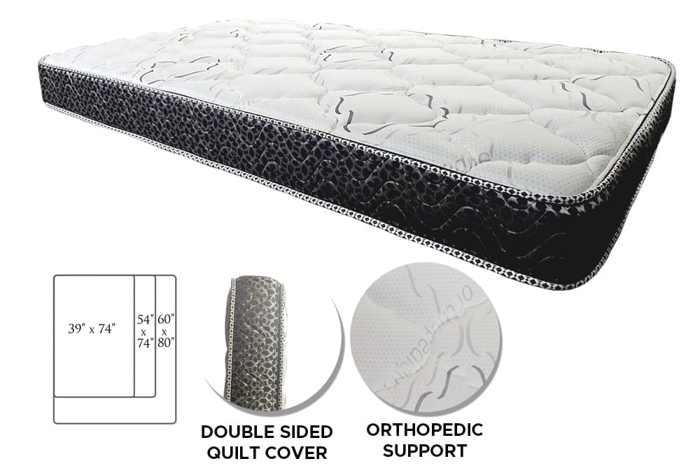 Durable 10 inch foam mattress with quilted top – affordable mattress Canada