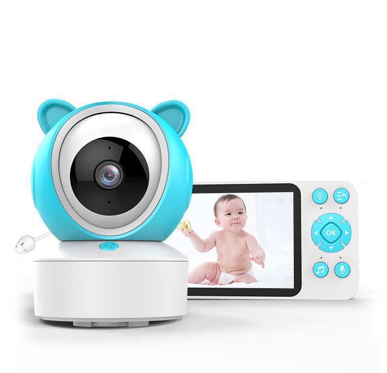 LivionixTech™ Dual-Use Baby Monitor with 5" Screen & 1080P Camera – Temperature Detection, Long-Range, Smartphone Support