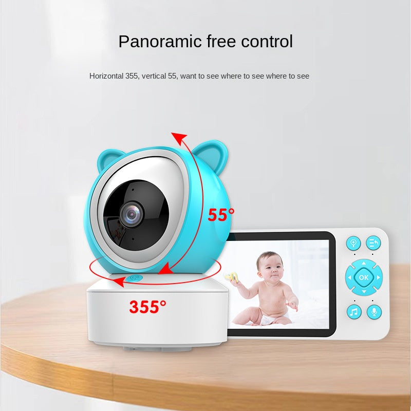 LivionixTech™ Dual-Use Baby Monitor with 5" Screen & 1080P Camera – Temperature Detection, Long-Range, Smartphone Support