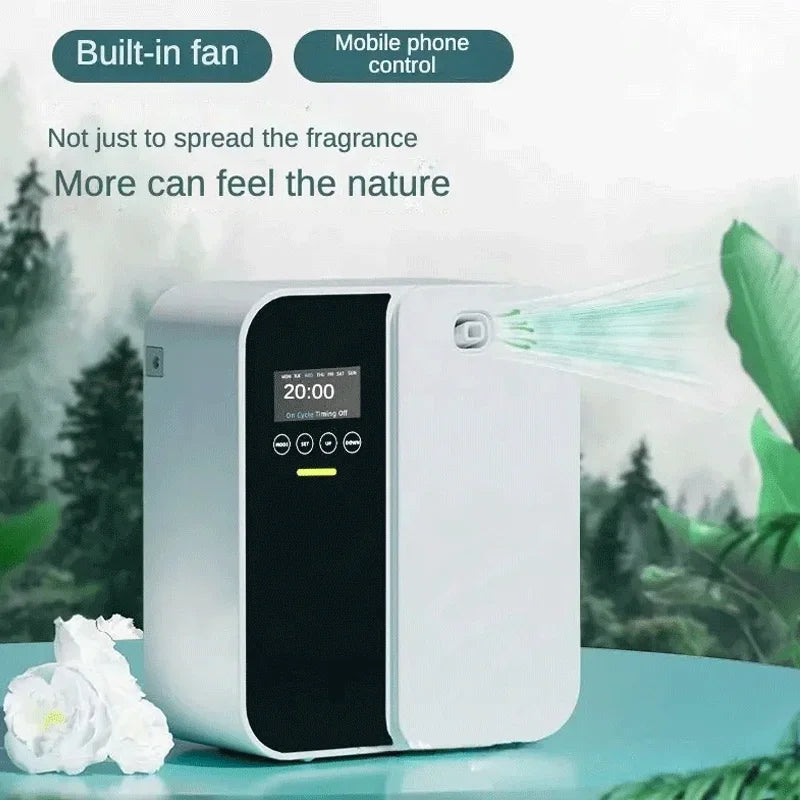LivionixTech™ 1000m³ Wall-Mounted Scent Diffuser – Bluetooth Essential Oil Aroma Machine for Home, Hotel & Office