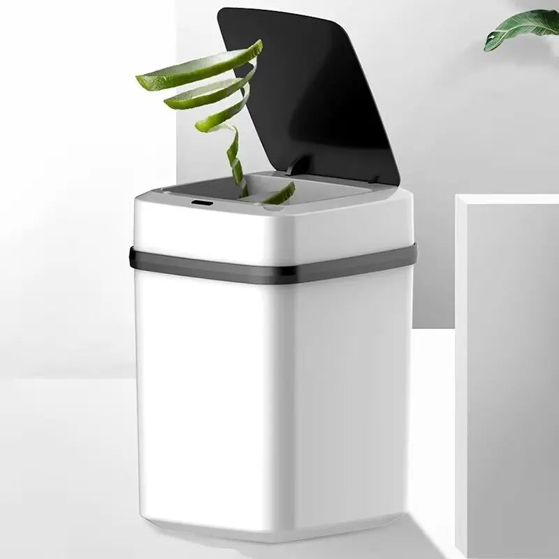 LivionixTech™ 13L Smart Touchless Trash Can – Waterproof, Motion Sensor Waste Bin for Bathroom, Kitchen & Office