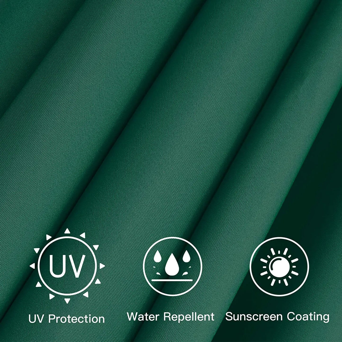 LivionixTech™ Replacement Patio Umbrella Canopy – Waterproof Polyester 6/8 Rib Sunshade Cover for Outdoor Use