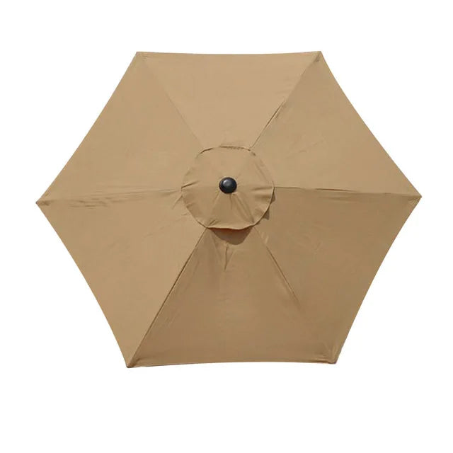 LivionixTech™ Replacement Patio Umbrella Canopy – Waterproof Polyester 6/8 Rib Sunshade Cover for Outdoor Use
