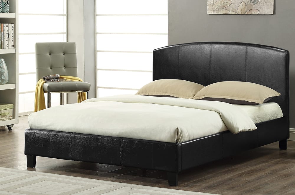 LivionixTech Modern Leatherette Bed – Durable & Stylish Bedroom Furniture