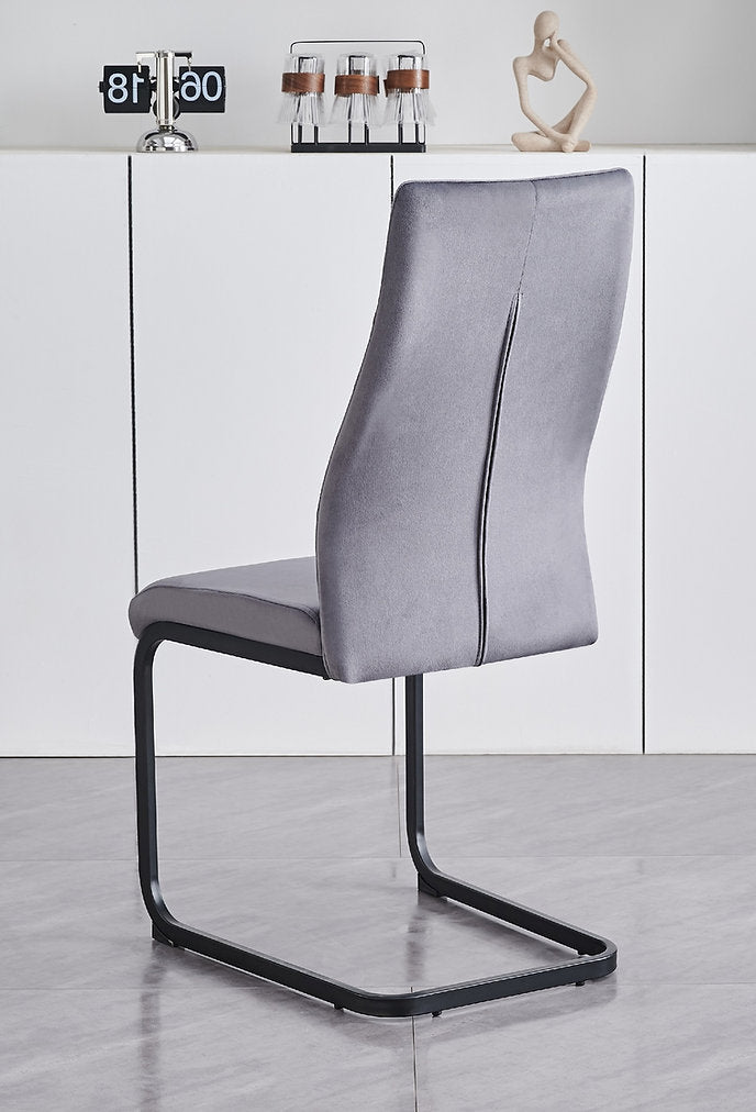 Gray chair with a modern design | affordable furniture canada
