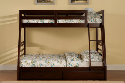 Wooden bunk bed Espresso