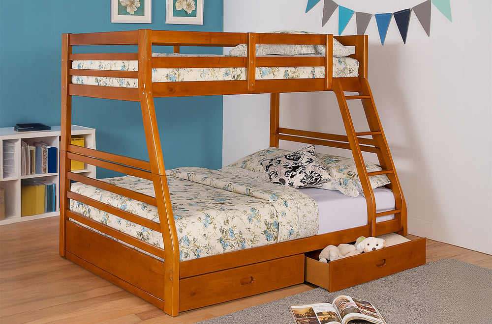 Wooden bunk bed affordable kids furniture toronto