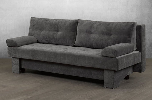 LivionixTech modern storage sofa bed with deep foam and tufted design – Canadian-made furniture