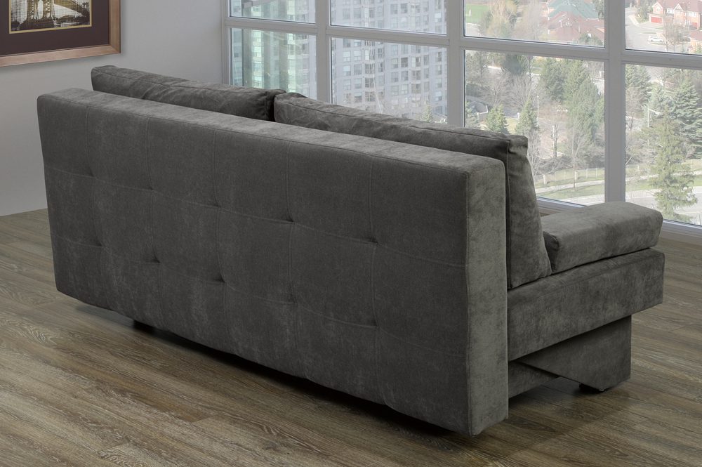 Convertible sofa bed with queen-size mattress and hidden storage space – LivionixTech
