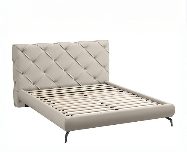 Diamond stitch bed Vaughan – inexpensive beds for modern homes