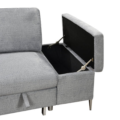 Sofa Bed Sectional with Lift-Up Storage Compartment