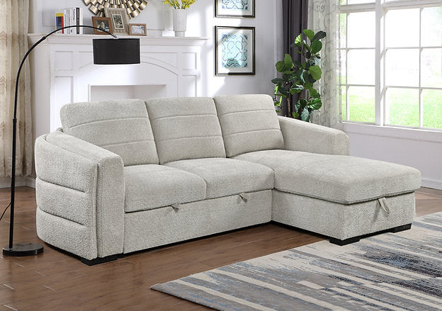 Light gray sectional sofa vaughan
