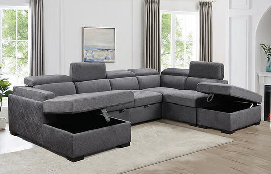 LHF sofa set for living room Toronto – affordable sofa grey