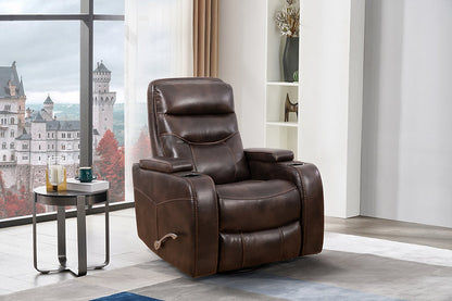 Brown PU recliner chair Mississauga furniture store