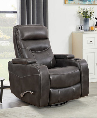 Grey PU leather recliner chair Brampton