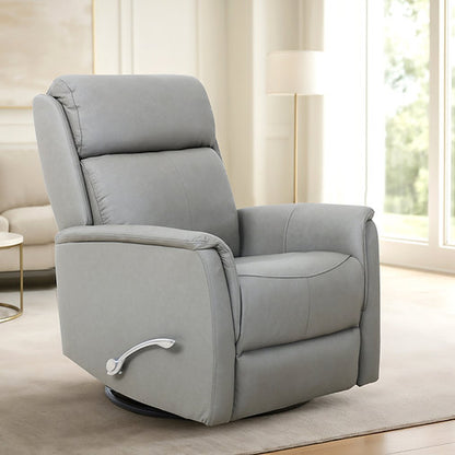 Modern grey leather recliner chair Mississauga
