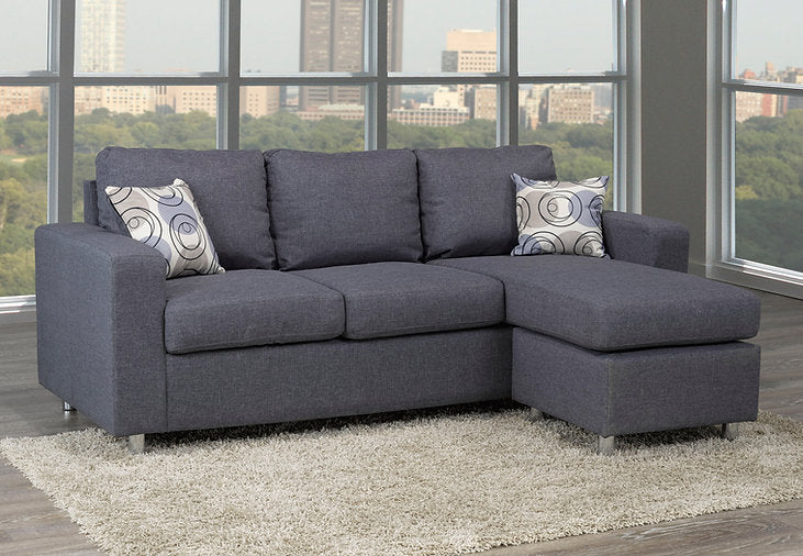 GTA sofa delivery – compact reversible chaise sectional