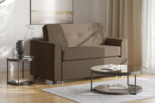 Canadian-made sofa bed in living room setup – affordable furniture Canada