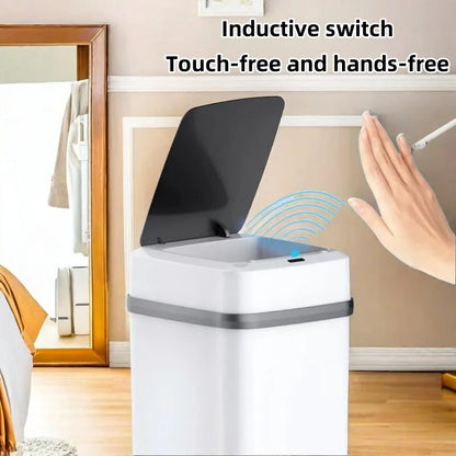 LivionixTech™ 13L Smart Touchless Trash Can – Waterproof, Motion Sensor Waste Bin for Bathroom, Kitchen & Office