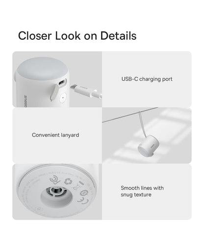 LivionixTech™ Baseus Mini Wireless Air Compressor – 2-in-1 Inflator & Deflator for Air Mattresses, Swim Rings & Storage Bags