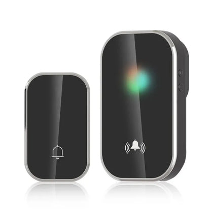LivionixTech™ Wireless Smart Doorbell – 36 Ringtones, Long-Range (300M), LED Indicator, Battery-Free Chime Kit