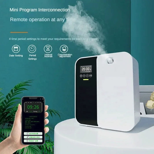 LivionixTech™ 1000m³ Wall-Mounted Scent Diffuser – Bluetooth Essential Oil Aroma Machine for Home, Hotel & Office