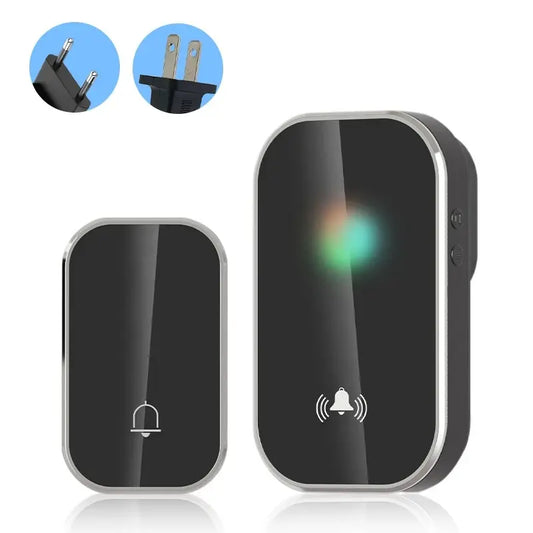 LivionixTech™ Wireless Smart Doorbell – 36 Ringtones, Long-Range (300M), LED Indicator, Battery-Free Chime Kit