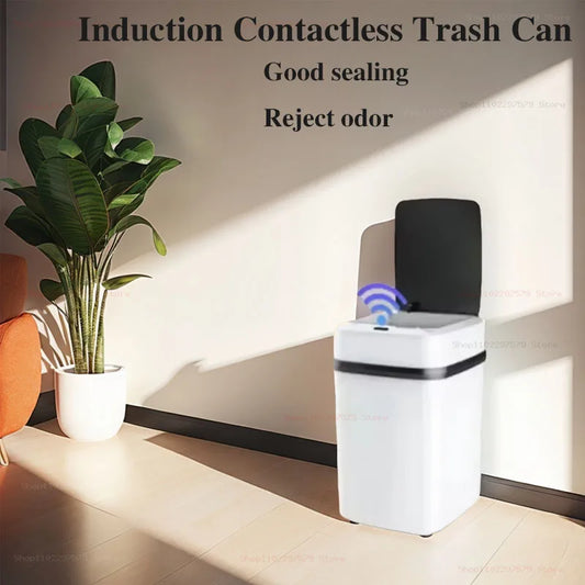 LivionixTech™ 13L Smart Touchless Trash Can – Waterproof, Motion Sensor Waste Bin for Bathroom, Kitchen & Office