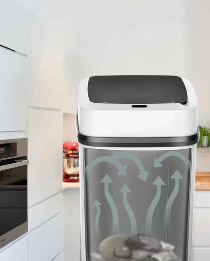 LivionixTech™ 13L Smart Touchless Trash Can – Waterproof, Motion Sensor Waste Bin for Bathroom, Kitchen & Office