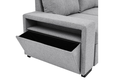Compact living room sofa set with storage – modern furniture Canada