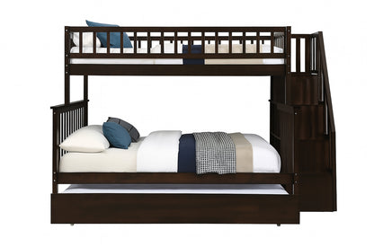 Space-Saving Bunk Bed with Pull-Out Trundle Canada
