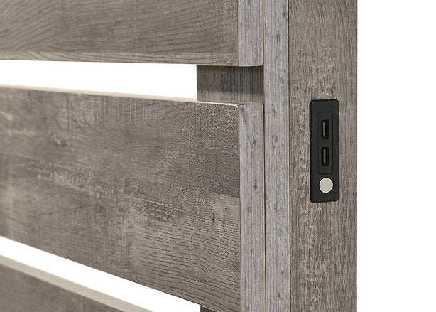 Charlotte 5-Piece Bedroom Set – Modern Farmhouse Style with Driftwood Gray Finish | LivionixTech Product vendor