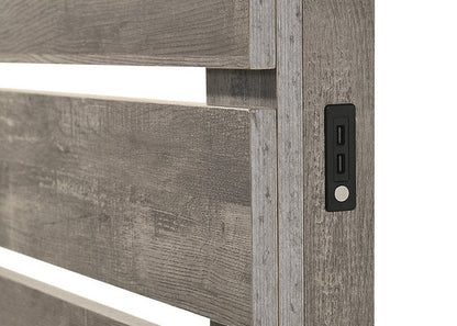 Charlotte 5-Piece Bedroom Set – Modern Farmhouse Style with Driftwood Gray Finish | LivionixTech Product vendor